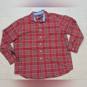 Ralph Lauren Red Plaid Long-Sleeve Button-Down Shirt